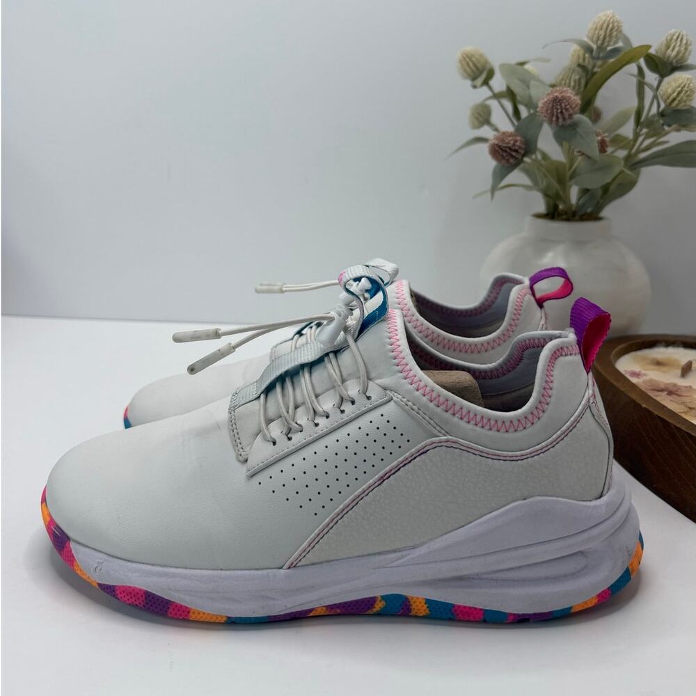 Clove Classic Nursing Sneaker White Sunset Pop Healthcare Women 9/Men 7.5